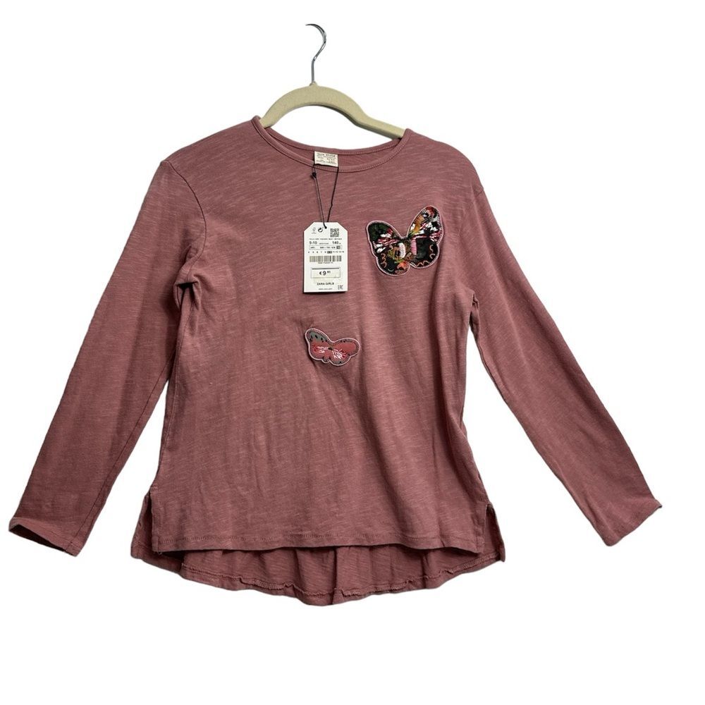 ZARA Long Sleeve Top, GIRLS Size‎ 9-10